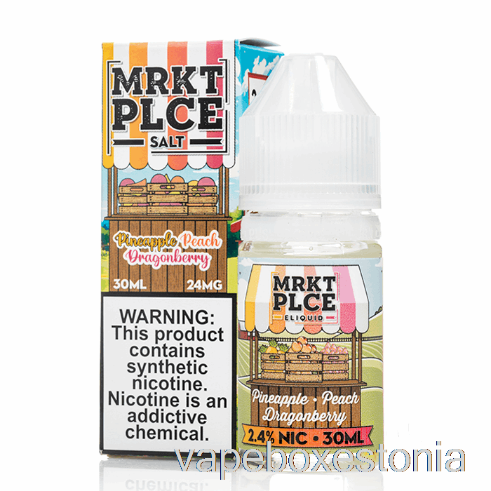 Vape Box Estonia Ananass Virsik Dragonberry - Mrkt Soolad - 30ml 24mg